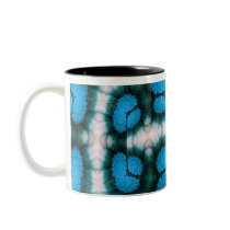 Blue Daisy Hearts Mug mugs