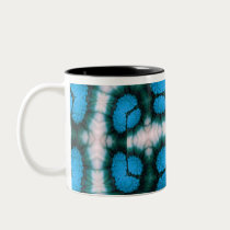Blue Daisy Hearts Mug