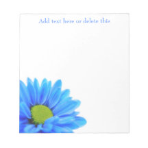 Blue Daisy Notepad