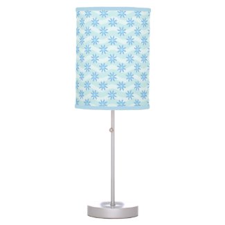 Blue Daisy Waves Lamps
