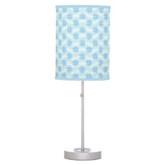 Blue Daisy Waves Lamps