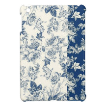 Blue Damask iPad Mini Case