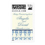 Blue Damask