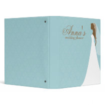 Blue Damask Wedding Planner