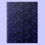 Blue Damask Wedding Planner notebooks