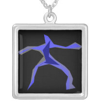 Blue Dancer pendant necklace necklaces