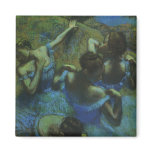 Blue Dancers by Edgar Degas Fridge Magnet