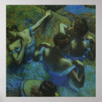 Blue Dancers by Edgar Degas Posters