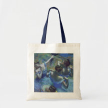 Blue Dancers, c.1899 (pastel) Canvas Bag