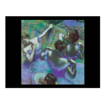 Blue Dancers Post Cards