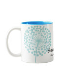 Blue Dandelion Customizable Coffee Mug mugs