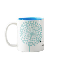 Blue Dandelion Customizable Coffee Mug