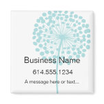 Blue Dandelion Flower Customizable Magnet magnets