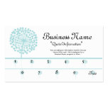 Blue Dandelion Loyalty Cards/Frequent Buyer business cards