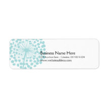 Blue Dandelion Return Address Labels (TBA)