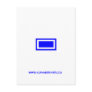 Blue Dash Postcards