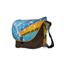 BLUE DAZZLE MESSENGER BAGS