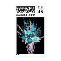 Blue Dazzle postage by Passport2Heaven Blue Dazzle postage