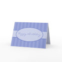 Blue Deco Birthday Card by mariannegilliand Blue Deco Birthday Card