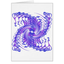 Blue Decorative Patterns: Vector Drawing cards by spiritswitchboard Blue Decorative Patterns: Vector Drawing cards