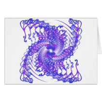 Blue Decorative Patterns: Vector Drawing cards by spiritswitchboard Blue Decorative Patterns: Vector Drawing cards