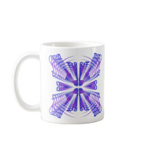 Blue Decorative Patterns: Vector Drawing mugs by spiritswitchboard Blue Decorative Patterns: Vector Drawing mugs