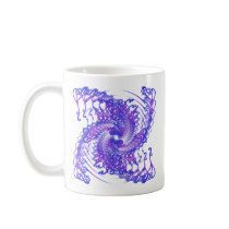 Blue Decorative Patterns: Vector Drawing mugs by spiritswitchboard Blue Decorative Patterns: Vector Drawing mugs