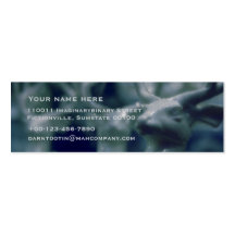 Blue deer business card template