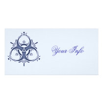 Blue Delft Biohazard photo cards