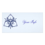 Blue Delft Biohazard Custom Photo Card