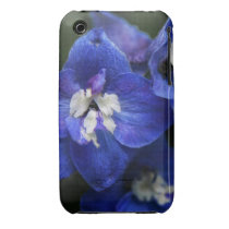 Blue Delphinium flower iPhone 3g 3gs case casemate cases