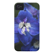 Blue Delphinium flower iPhone 4 4s case casemate cases