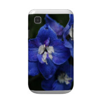 Blue Delphinium flower Samsung Galaxy S case casemate cases