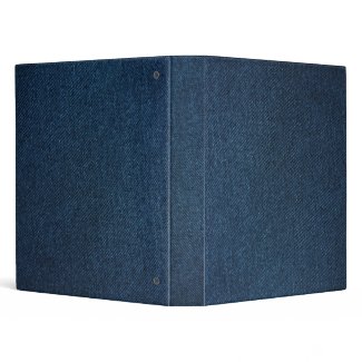 Blue Denim binder