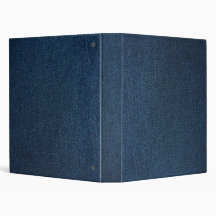 Blue Denim Binders