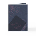 Blue Denim Invitation cards
