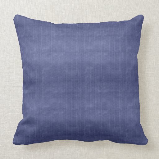 Blue Denim Look Cotton Throw Pillow Zazzle
