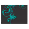 Blue design Profile Card business cards by coconutpie Blue design Profile Card business cards