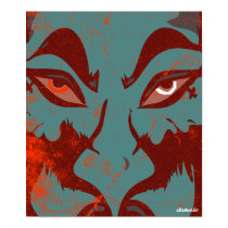 Blue Devil Faces posters by akamundo Blue Devil Faces posters