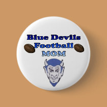 Blue Devils Football Mom buttons