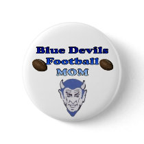 Blue Devils Football Mom buttons