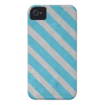 Blue Diagonal Stripe Grunge iPhone 4 4s Case II casemate cases