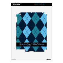 Blue Diamond iPad Skin