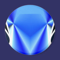 Blue Diamond Magnet
