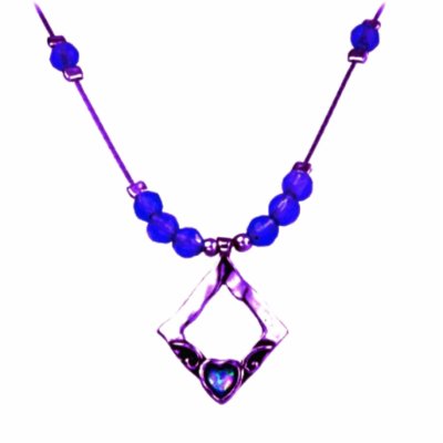 Blue Diamonds Necklace