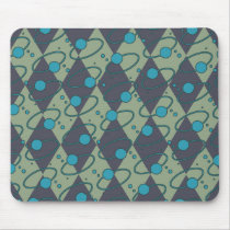Blue Diamond Orbit Mouse Pads