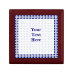 Blue DiamondsTile Gift Box
