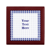 Blue DiamondsTile Gift Box