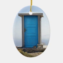 Blue Dimension Ornaments