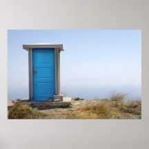 Blue Dimension Print